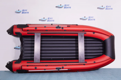 Лодка ПВХ Kitt Boats 430 НДНД фальшборт моторная