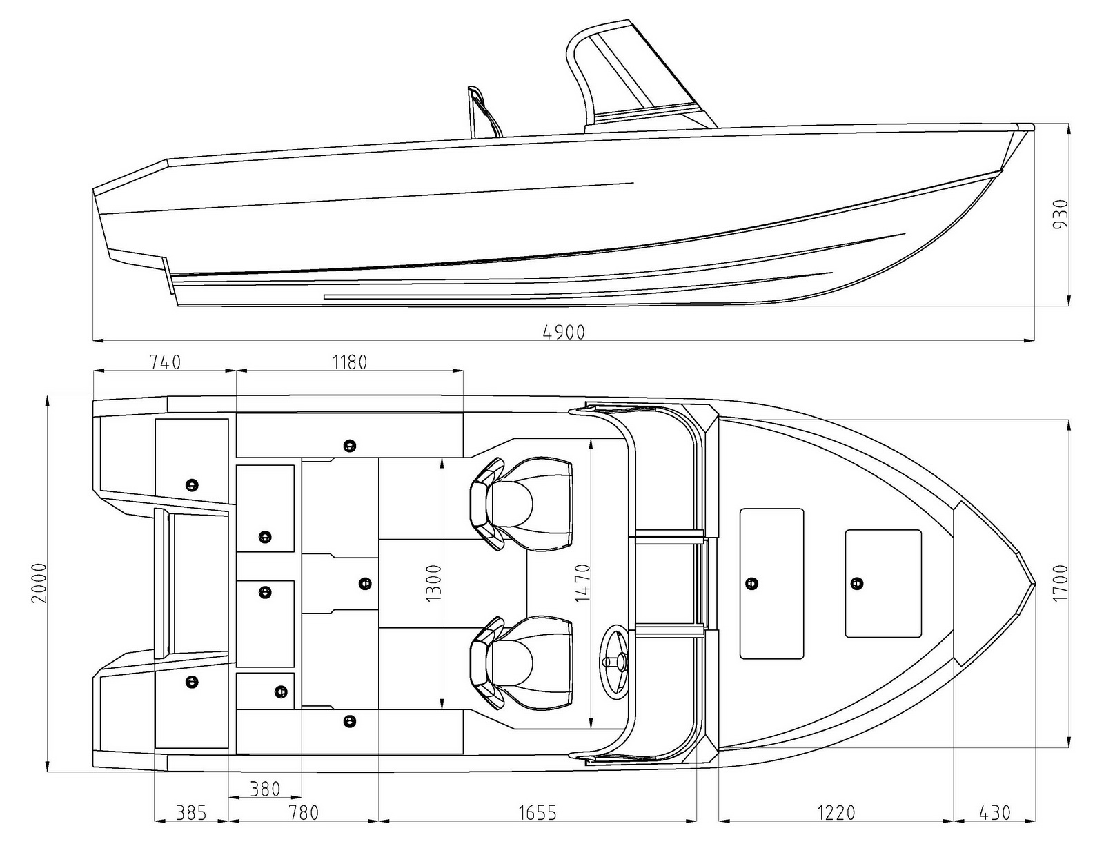 WINDBOAT 4.6DC EVO Fish WINDBOAT 4.6DC EVO Fish