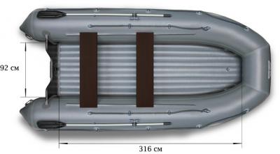 Лодка ПВХ Флагман 420 моторная