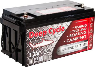 Тяговый аккумулятор для лодочного электромотора Marine Deep Cycle AGM 80Ah 12V Тяговый аккумулятор для лодочного электромотора Marine Deep Cycle AGM 80Ah 12V