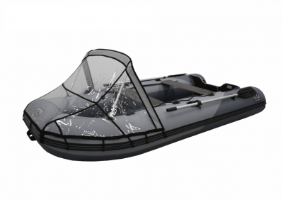 Тент носовой Фрегат 390 C (доп. остекление) Тент носовой Фрегат 390 C (доп. остекление)